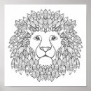 Search for zen doodle art Lion