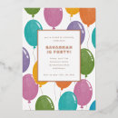 Search for rainbow balloons invitations Modern