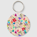 Search for beige floral key rings Pattern