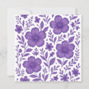 Search for purple pattern cards Floral
