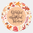 Search for thanksgivings stickers Leaf