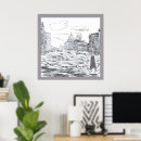 Search for city buildings posters Modern