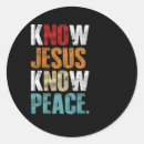Search for know jesus stickers Christian