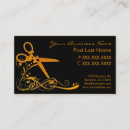 Search for hair cut business cards Scissors