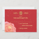 Search for chinese wedding rsvp cards Red and gold