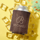 Search for wood grain can coolers Rustic