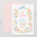 Search for whimsical baby shower invitations Baby in bloom