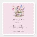 Search for bridal shower tea party stickers Flowers