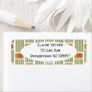 Search for gold lines return address labels White