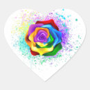 Search for rainbow rose stickers Flower
