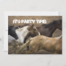 Search for wild horses invitations Party