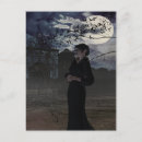 Search for bat silhouette postcards Full moon