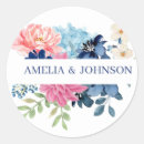 Search for blue hydrangeas wedding stickers Blue and white