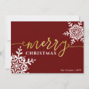 Search for dark red christmas cards Merry