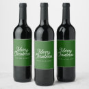 Search for merry christmas wine labels Minimalistic