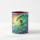 Search for escape mugs Ocean waves