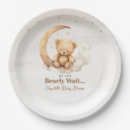 Search for brown teddy bears plates Baby shower