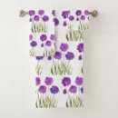 Search for purple flowers bath towels Stylish