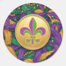 Search for mardi gras fleur de lis stickers Yellow