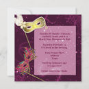 Search for burgundy masquerade party invitations Elegant