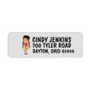 Search for kids return address labels Girl