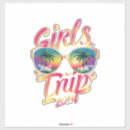 Search for vintage beach girl stickers Vacation