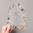 Search for flower birthday invitations Garden