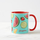 Search for fruits mugs Colourful
