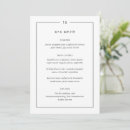 Search for guests name wedding menus For her