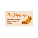 Search for oak leaf return address labels Fall