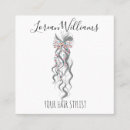 Search for hairstyles business cards Hair stylist