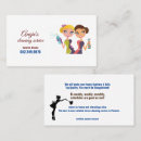 Search for cleaning lady business cards Residential