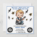 Search for rock and roll baby shower invitations Rocker