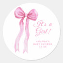 Search for baby girl bow stickers Watercolor