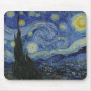 Search for famous paintings mousepads Starry night
