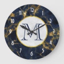 Search for blue marble clocks Elegant