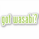 Search for wasabi stickers Japan