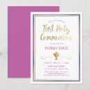 Search for elegant first communion invitations Holy