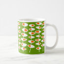 Search for green white orange mugs Modern