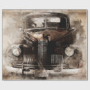 Search for classic car wrapping paper Transportation