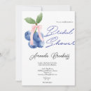 Search for blueberry bridal shower invitations Berry in love