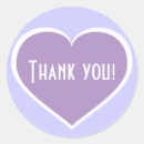 Search for lavender thank you stickers Heart