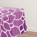 Search for purple flower tablecloths Floral pattern
