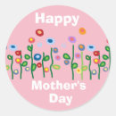 Search for happy mother day flower stickers Pink