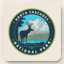Search for advertising cork coasters Washington national parks