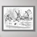 Search for vintage tea party posters Alice in wonderland