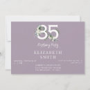 Search for lavender birthday invitations Floral