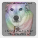 Search for funny rainbow stickers Dog