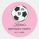 Search for 9th birthday party stickers Pink