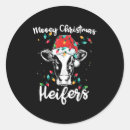 Search for heifer stickers Santa